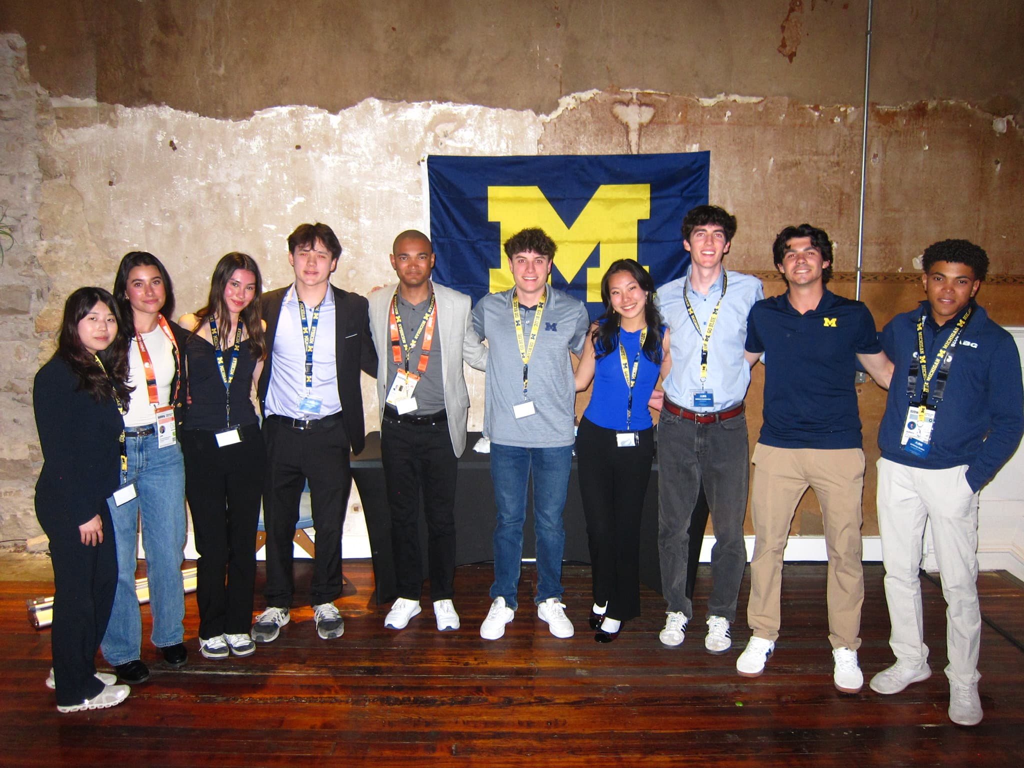 AI Business Group members representing the University of Michigan at SXSW 2026.